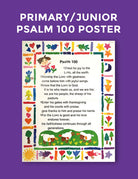 VBS YR 3 PRI/JR PSALM 100 POSTER