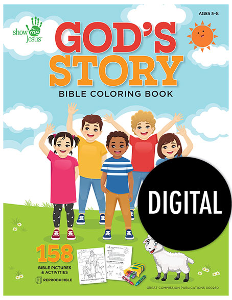 GOD'S STORY BIBLE COLORING BOOK (DIGITAL) – Great Commission Publications