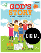 GOD'S STORY BIBLE COLORING BOOK (DIGITAL)