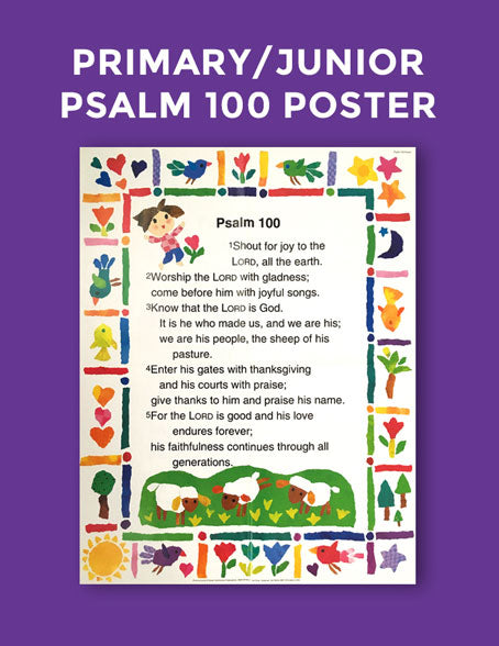 VBS YR 3 PRI/JR PSALM 100 POSTER