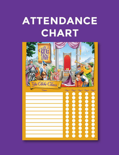 VBS YR 3 ATTENDANCE CHART