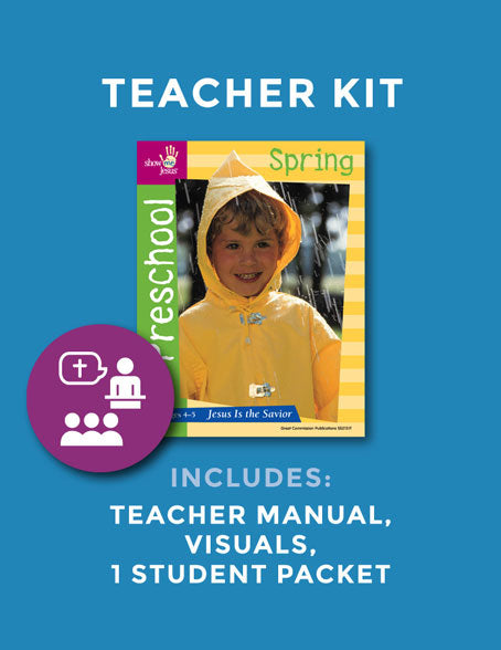 Preschool Jesus Is the Savior Teacher Kit