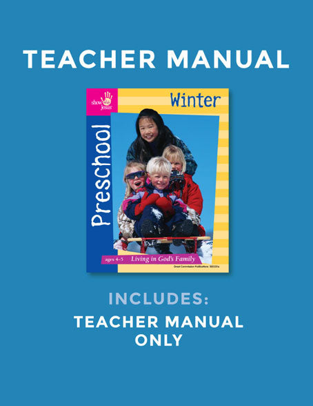 Preschool Living in God's Family Teacher Manual