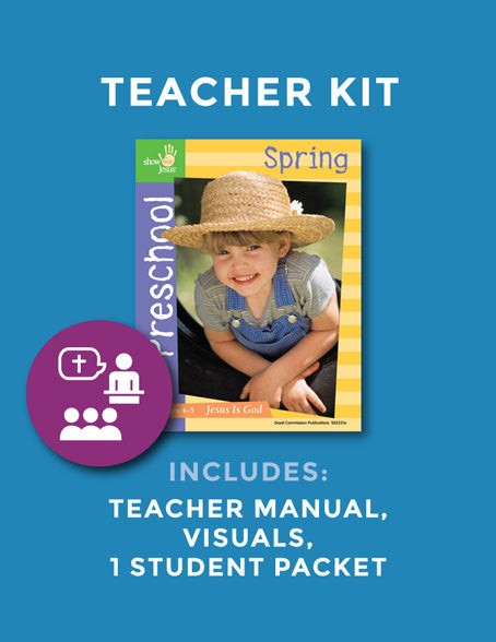 Preschool Jesus Is God Teacher Kit