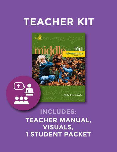 God's Grace in the Law Teacher Kit